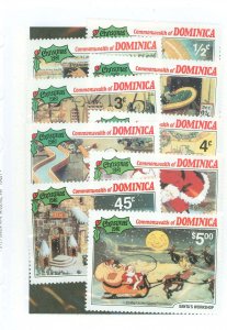 Dominica #706-14 Mint (NH) Single (Complete Set)