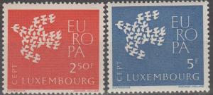 Luxembourg #382-3  MNH F-VF (ST2235)