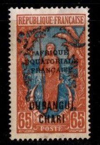 Ubangi-Shari - #65 Congo Overprint - MLH