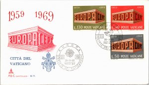 Vatican City, Worldwide First Day Cover, Europa