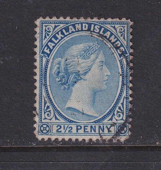 Falkland Islands, SG 30ax, used, Watermark Reversed