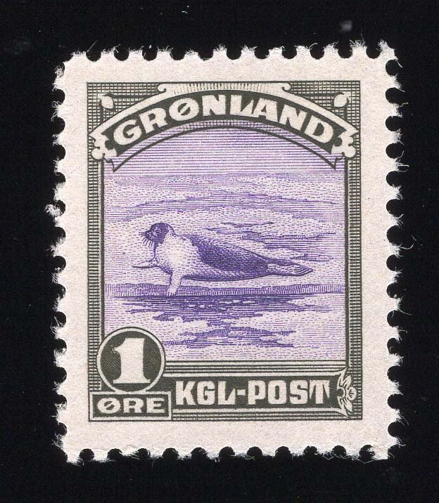 Greenland Scott #10-18 Stamp - Mint Set