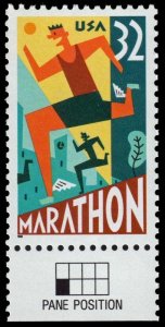 United States - Scott 3067 - Mint-Never-Hinged - Attached Pane Position Tab