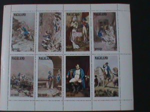 NAGALAND-NAPOLION ON WAR-MNH SHEET VF-EST.VALUE $12 RARE THE LOWEREST PRICE