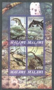 Malawi 2010 Dinosaurs, perf.sheetlet, used    T.012