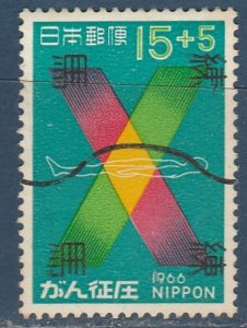 Japon  B33  (O)  1966   Semi postale