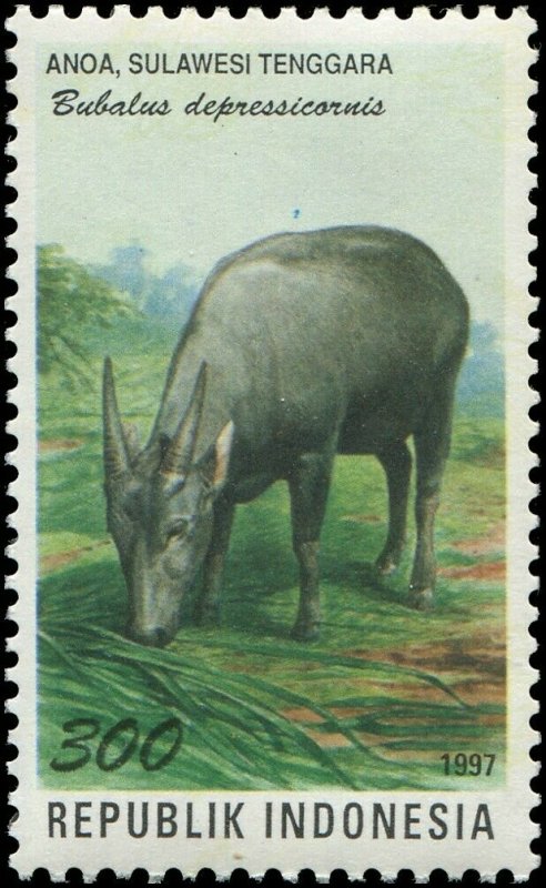 Indonesia 1997 Sc 1737e Anoa Dwarf Buffalo