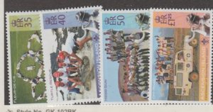 Ascension Island Scott #914-917 Scout Stamps - Mint NH Set