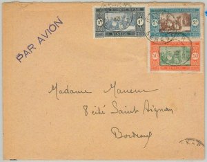 45217 - SENEGAL - POSTAL HISTORY: AIRMAIL COVER to FRANCE 1933-