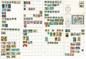 Tanzania big collection BR1 pages – 577 stamps