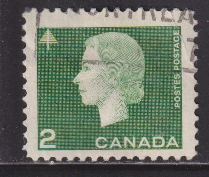 Canada 402 Queen Elizabeth II Cameo 2¢ 1963