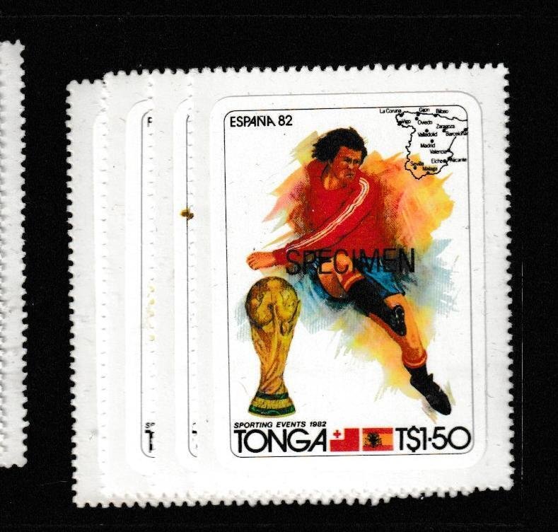 Tonga SC 509-12 Specimen MNH (4gch)