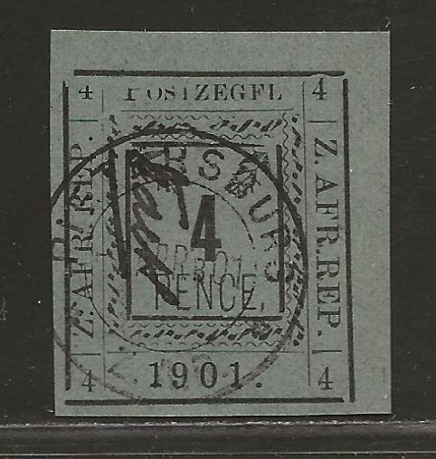 TRANSVAAL SC# 185(SG#11d)  'POSTZEGFL'    FVF/CTO