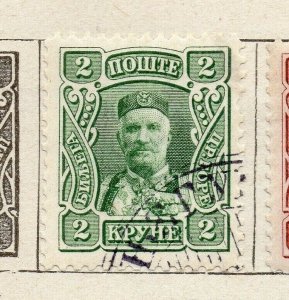 Montenegro 1907 Early Issue Fine Used 2kr. NW-173955