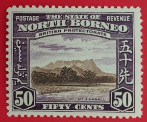 NORTH BORNEO 1939 50c MLH SG#314 NB4840