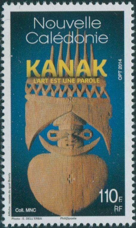 New Caledonia 2014 SG1605 110f Kanak Art MNH