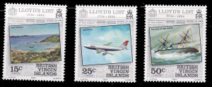 British Virgin Islands 466-468, MNH