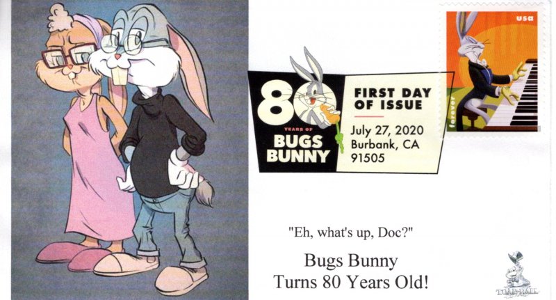 Bugs Bunny 80th Anniversary First Day Cover, with DCP, #7 of 10