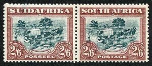 South Africa SG49 1932 2/6 green and brown M/M