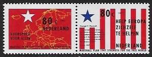 Netherlands - # 963a - Marshall Plan - pair - MNH....(G15)