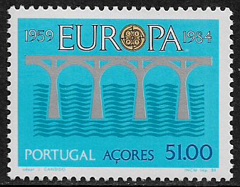 Portugal, Azores #344 MNH Stamp - Europa - Bridge