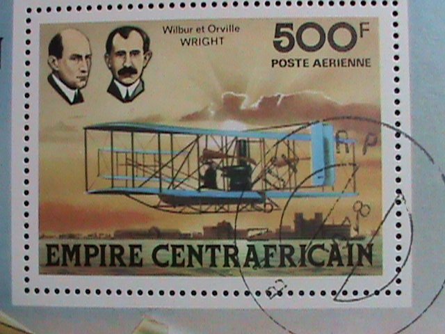 ​CENTRAL AFRICA-1978- WRITE BROTHERS & AND GLIDER- CTO S/S VERY FINE