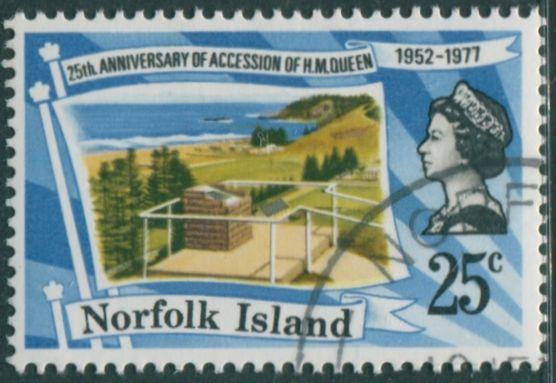 Norfolk Island 1977 SG196 25c QEII Silver Jubilee FU