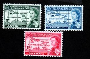 Antigua # 122-124 Mint!