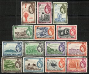 Tristan da Cunha Stamp 14-27  - Definitive set of 14