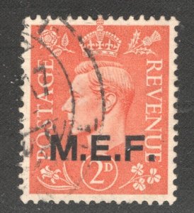 Great Britain - Middle East Forces (M.E.F.) #2a VF, Used CV $155.00  ... 0910002