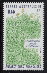 FSAT TAAF 1990 MNH Sc #157 8.40fr Ranunculus pseudo trullifolius Plant