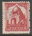 MEXICO 840 4¢ 1934 Definitive Wmk Gobierno...279 Used. VF. (850)