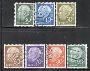 Germany 755-61, Used.  (10)