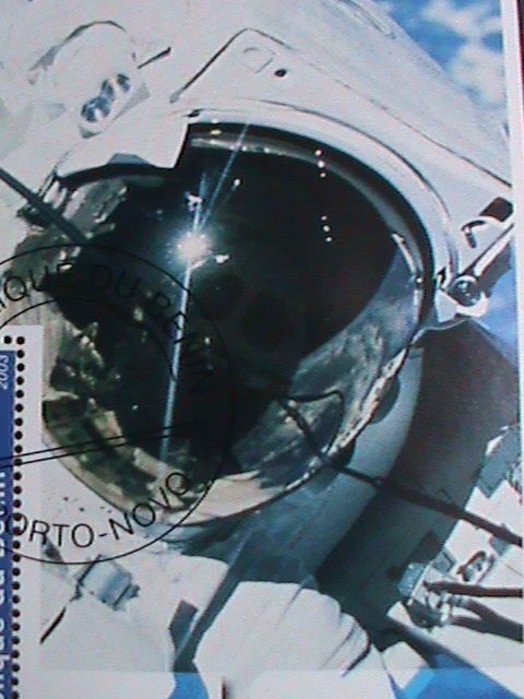 ​BENIN STAMP:2003 FIRST MAN ON THE MOON- CTO S/S SHEET VERY FINE
