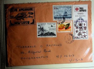 FRENCH POLYNESIA - 1991 COVER SENT TO USA