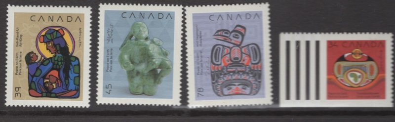 CANADA  1294-1297  MNH    CHRISTMAS SET