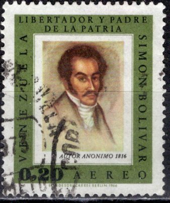 Venezuela 1966; Sc. # C939; Used Single Stamp