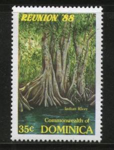 Dominica 1988 Indian River Tree Plant Environment Sc 1076 MNH ++3054