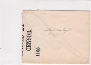 Suriname 1916 Censor Stamps Cover ref 22355