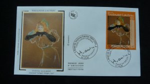 art paintings Toulouse-Lautrec FDC France 2001 (ref 38058)