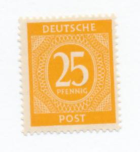 Germany 1946  Scott 546 MNH - 25 pf, Numeral 