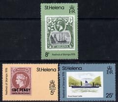 ST. HELENA - 1976 - Festival of Stamps - Perf 3v Set - Mint Never Hinged