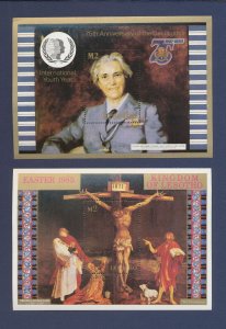 LESOTHO  - Scott 452 / / 534 - MNH five different S/S - 1984-1986 - TWO SCANS 