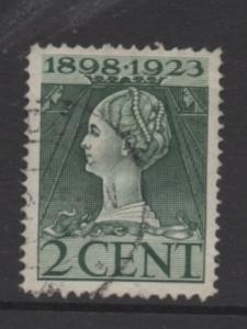 Netherlands  Scott# 124  used single