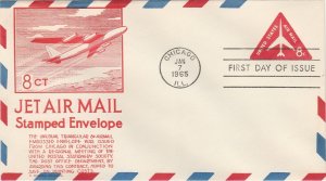 Scott# UC37  Die AM15 FDC US Airmail Envelope