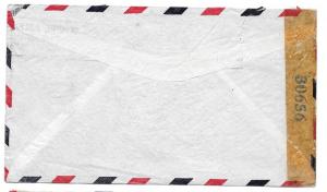 Cuba Censored Cover Havana to US 1944 WWII Censor Tape 30656