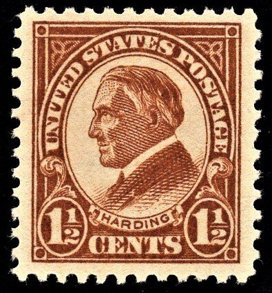 US 553 MNH VF/XF 1-1/2 Cent Harding