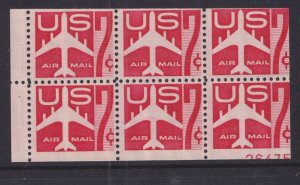 BOBPLATES #C60a Jet Silhouette Pane Lower Left 26475 55% F-VF NH DCV=$60