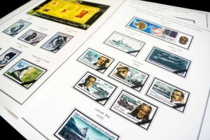 COLOR PRINTED TAAF: FRENCH ANTARCTICA 1955-2010 STAMP ALBUM PAGES (104 il.pages)