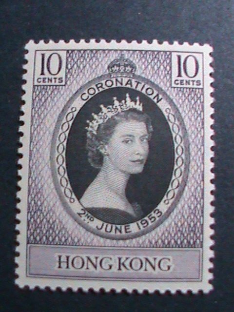 ​HONG KONG-CHINA-1953-SC#184  CORONATION OF QUEEN ELIZABETH II MNH -VF